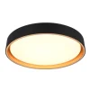 Trio Lighting Sisustusvalaisimet|LED kattovalaisin Felis 40 cm musta/kulta
