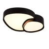 Trio Lighting Sisustusvalaisimet|LED kattovalaisin Rise 43 cm mattamusta