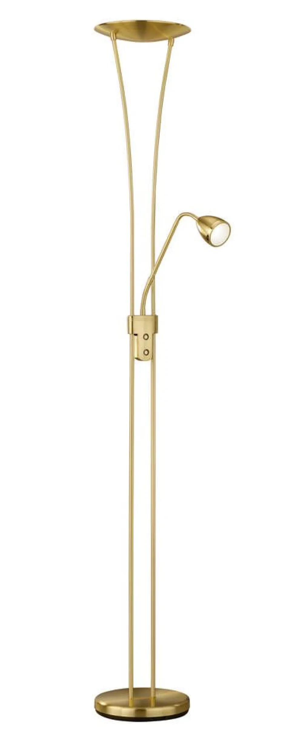 LED lattiavalaisin Arizona uplighter messinki>Trio Lighting Best