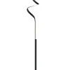 Trio Lighting Sisustusvalaisimet|LED lattiavalaisin Course mattamusta