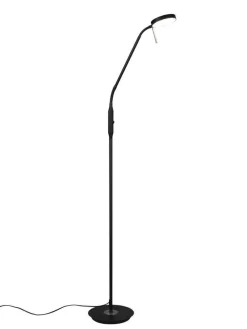 LED lattiavalaisin Monza mattamusta><noscript><img width=