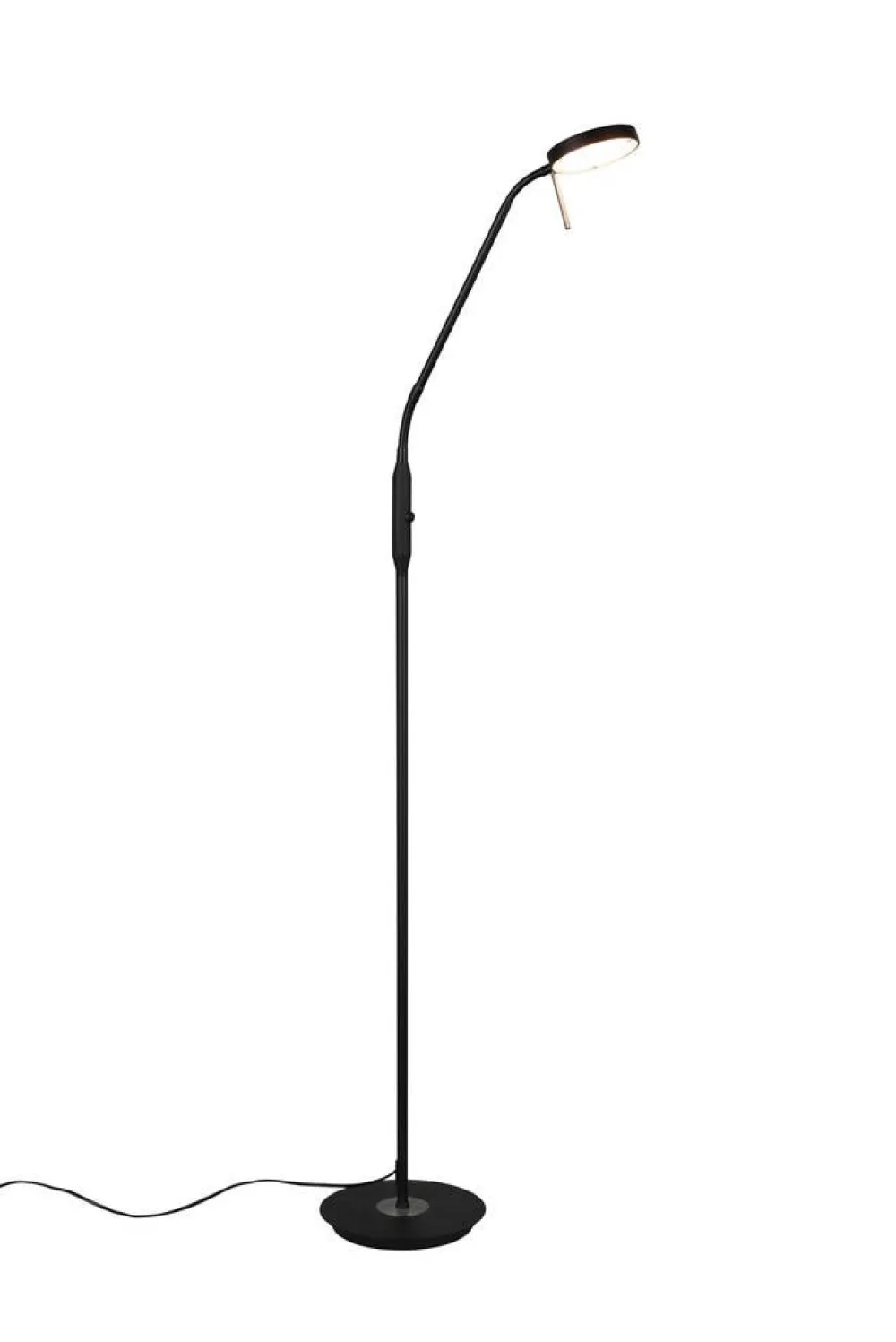 LED lattiavalaisin Monza mattamusta>Trio Lighting New