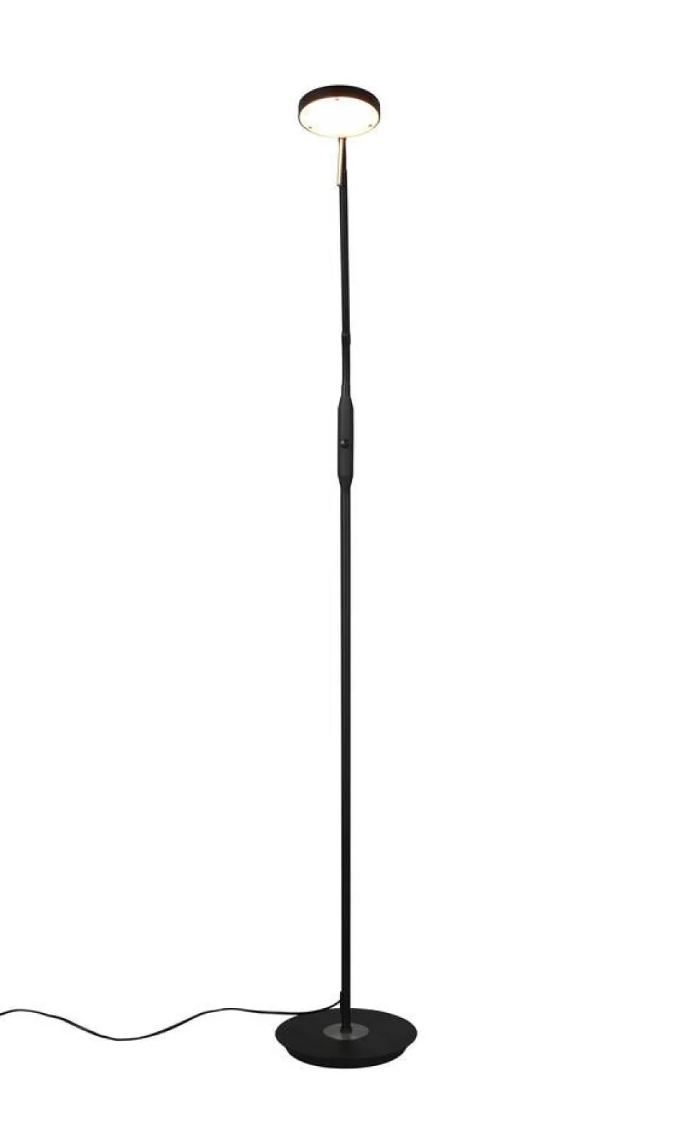 LED lattiavalaisin Monza mattamusta>Trio Lighting New