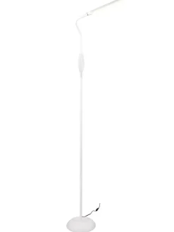 Trio Lighting Sisustusvalaisimet|LED lattiavalaisin Toro valkoinen