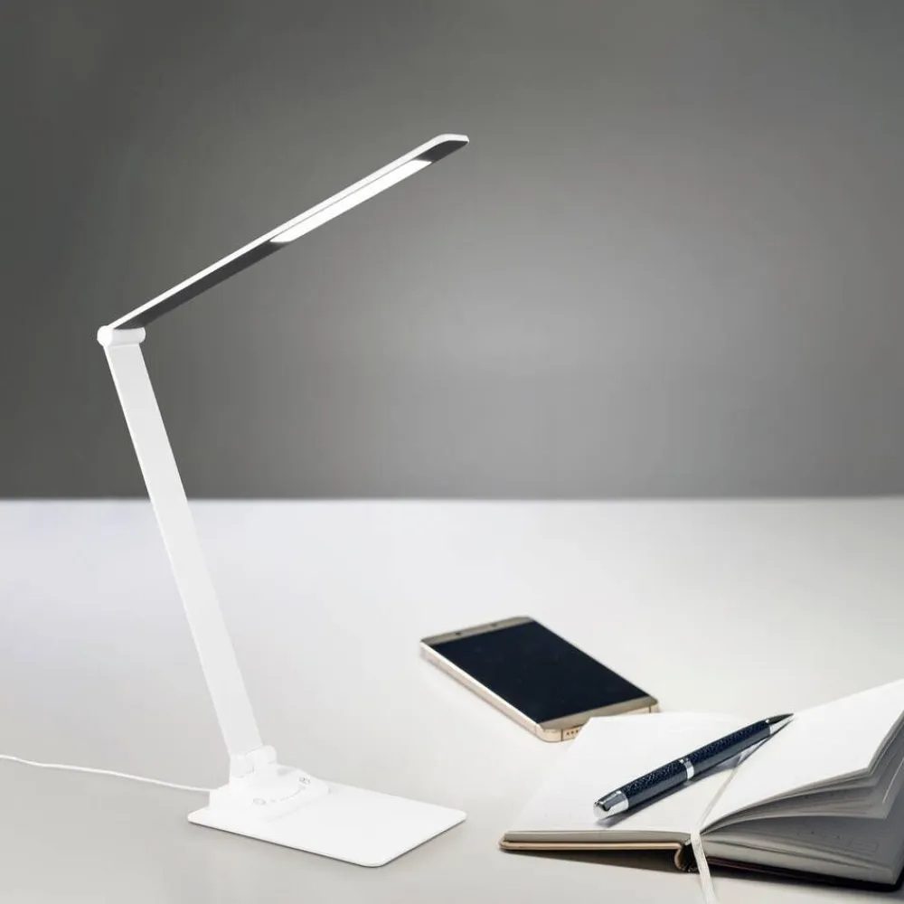 Trio Lighting Sisustusvalaisimet|LED pöytävalaisin Travis mattavalkoinen
