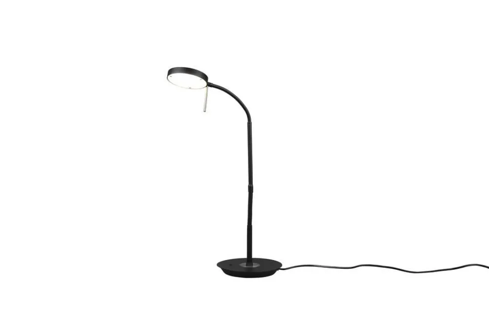 LED pöytävalaisin Monza mattamusta>Trio Lighting