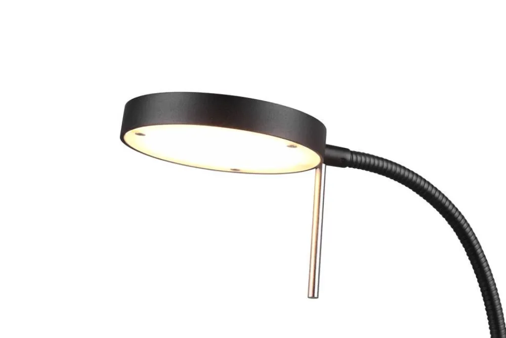 LED pöytävalaisin Monza mattamusta>Trio Lighting