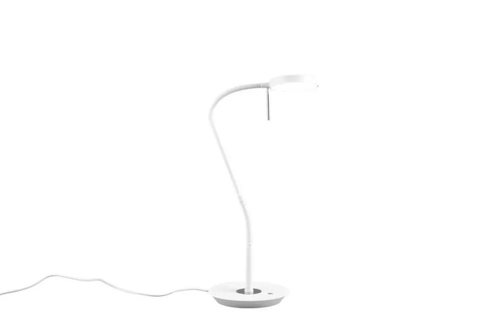LED pöytävalaisin Monza mattavalkoinen>Trio Lighting Hot