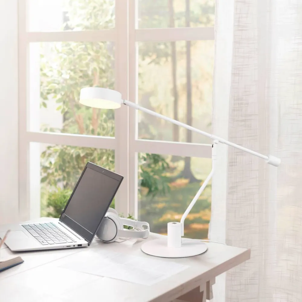 LED pöytävalaisin Manduro mattavalkoinen>Trio Lighting Sale