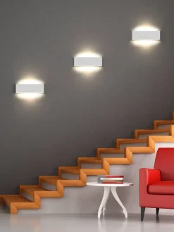 LED seinävalaisin Concha 28 cm mattavalkoinen><noscript><img width=