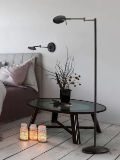 Trio Lighting Sisustusvalaisimet|LED seinävalaisin Kazan mattamusta