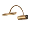 LED tauluvalaisin Curtis antiikkimessinki>Trio Lighting Online