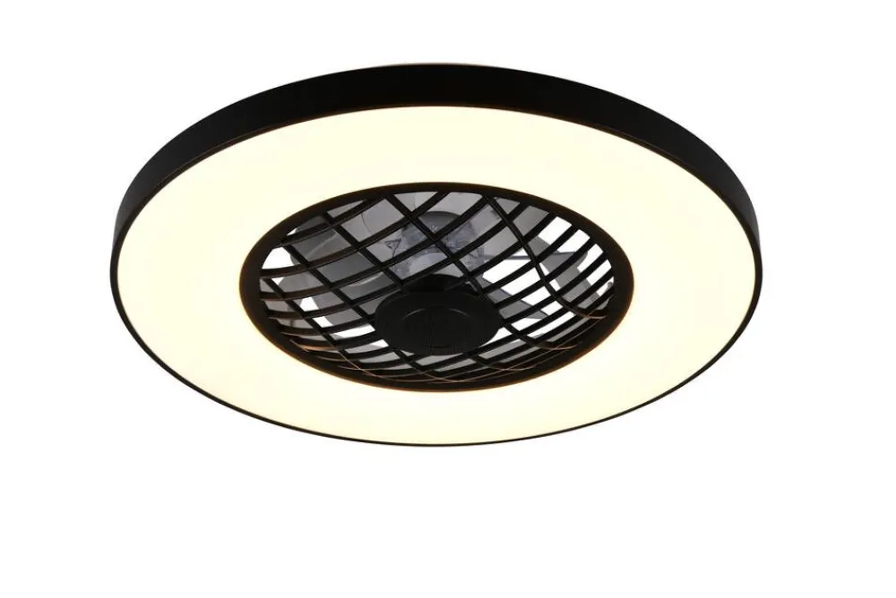 LED tuuletinkattovalaisin Linköping musta RGB>Trio Lighting Sale