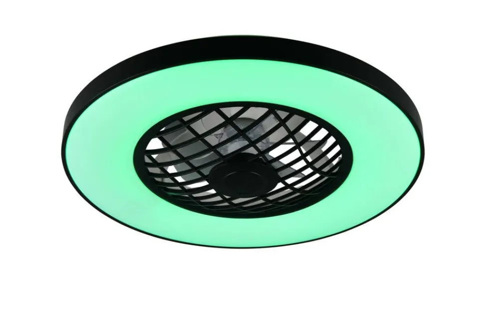 LED tuuletinkattovalaisin Linköping musta RGB>Trio Lighting Sale