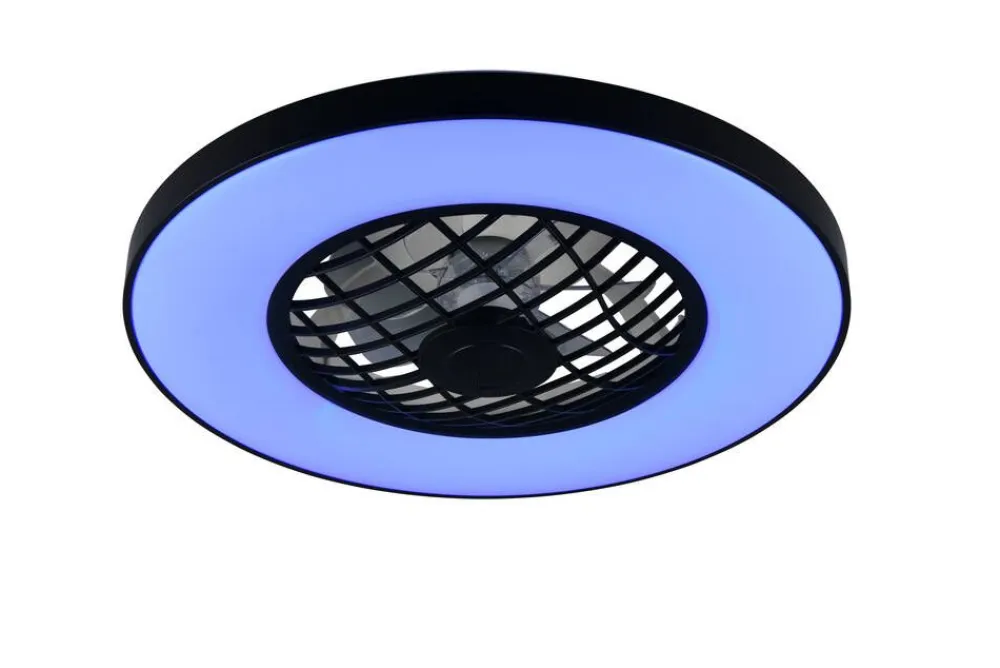 LED tuuletinkattovalaisin Linköping musta RGB>Trio Lighting Sale