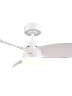 Trio Lighting Sisustusvalaisimet|LED tuuletinkattovalaisin Helsinki mattavalkoi