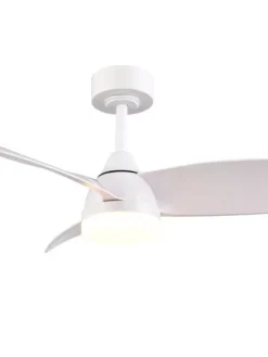 Trio Lighting Sisustusvalaisimet|LED tuuletinkattovalaisin Helsinki mattavalkoi