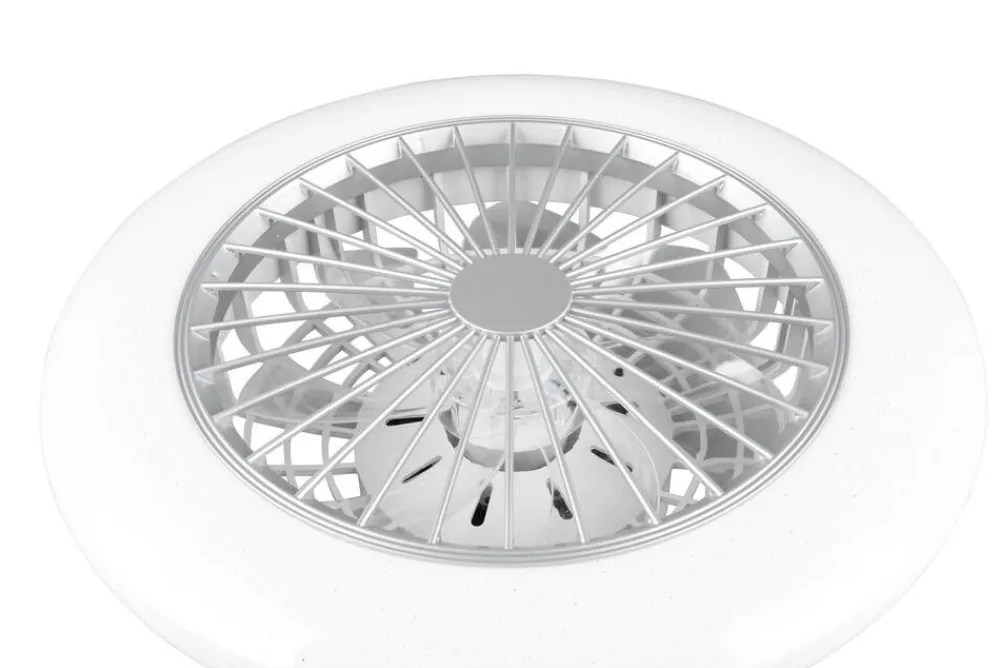 Trio Lighting Sisustusvalaisimet|LED tuuletinkattovalaisin Stralsund harmaa sta