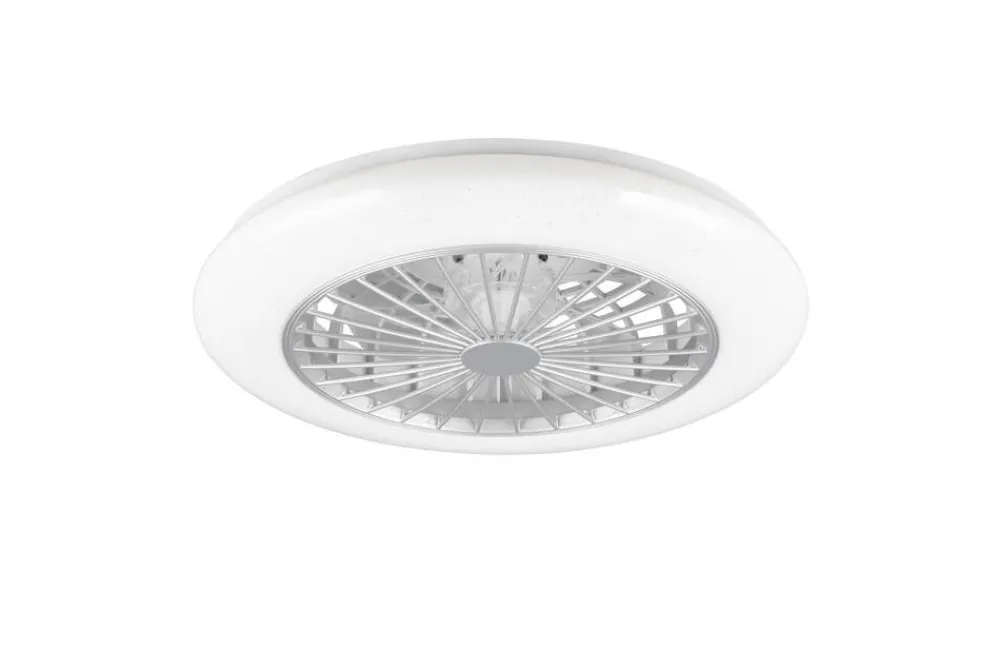 Trio Lighting Sisustusvalaisimet|LED tuuletinkattovalaisin Stralsund harmaa sta