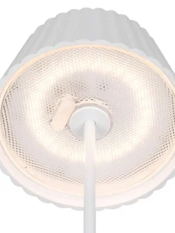 Trio Lighting Sisustusvalaisimet|LED ulkopöytävalaisin Suarez mattavalkoinen la
