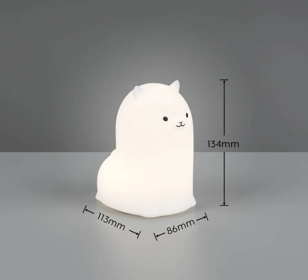 LED-pöytävalaisin Paky RGBW valkoinen>Trio Lighting Hot