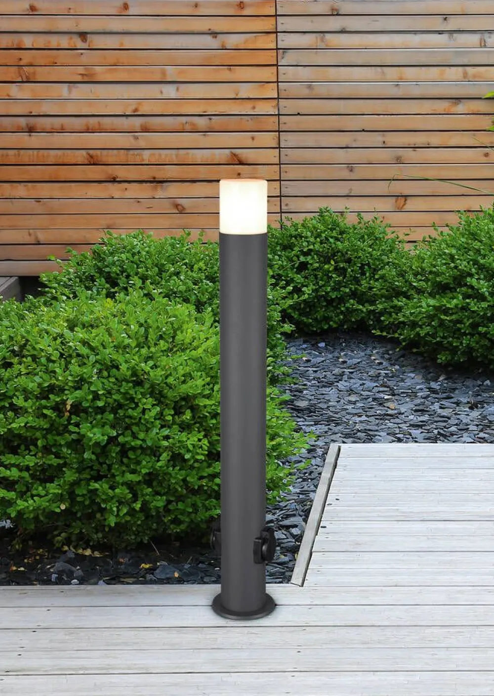 Trio Lighting Ulkovalaisimet|pylväsvalaisin Hoosic 80 cm E27 antrasiitti pi