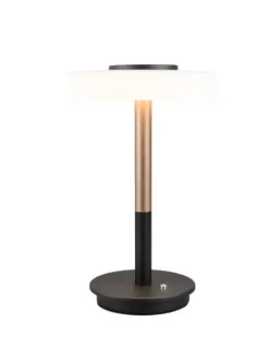 pöytävalaisin Celeste LED mattamusta/valkoinen><noscript><img width=