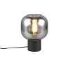 Trio Lighting Sisustusvalaisimet|pöytävalaisin Diva E27 mattamusta/kromattu