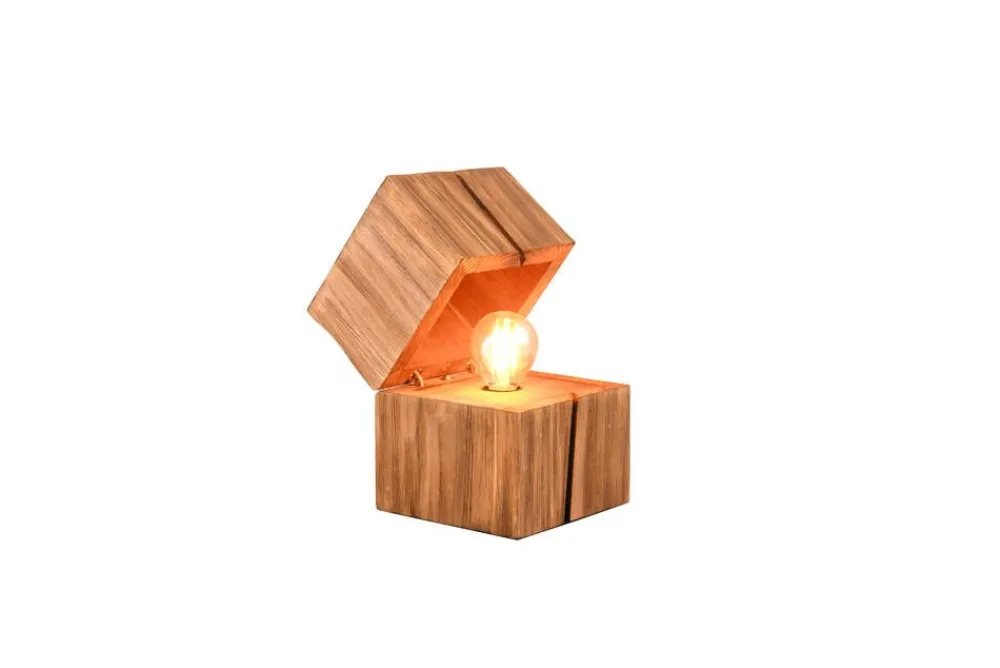 Trio Lighting Sisustusvalaisimet|pöytävalaisin Treasure E14 (sis.) puu
