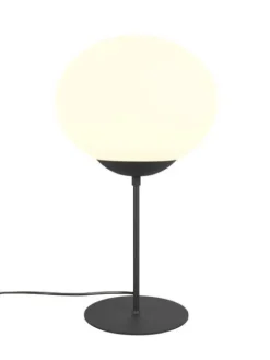 pöytävalaisin Fomento E27 mattamusta/valkoinen>Trio Lighting