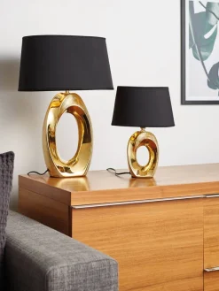 Trio Lighting Sisustusvalaisimet|pöytävalaisin Taba 52 cm E27 kulta/musta