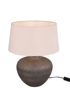 pöytävalaisin Lou 46 cm E27 ruskea><noscript><img width=