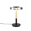 Trio Lighting Sisustusvalaisimet|pöytävalaisin Celeste LED mattamusta/kromattu/