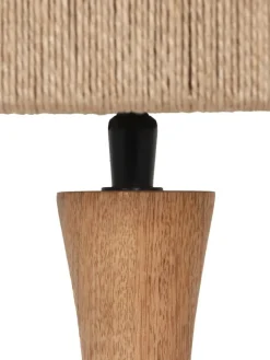 Trio Lighting Sisustusvalaisimet|pöytävalaisin Toba E27 puu/beige