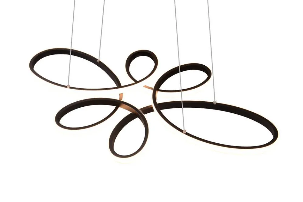 riippuvalaisin Fly LED mattamusta>Trio Lighting Clearance