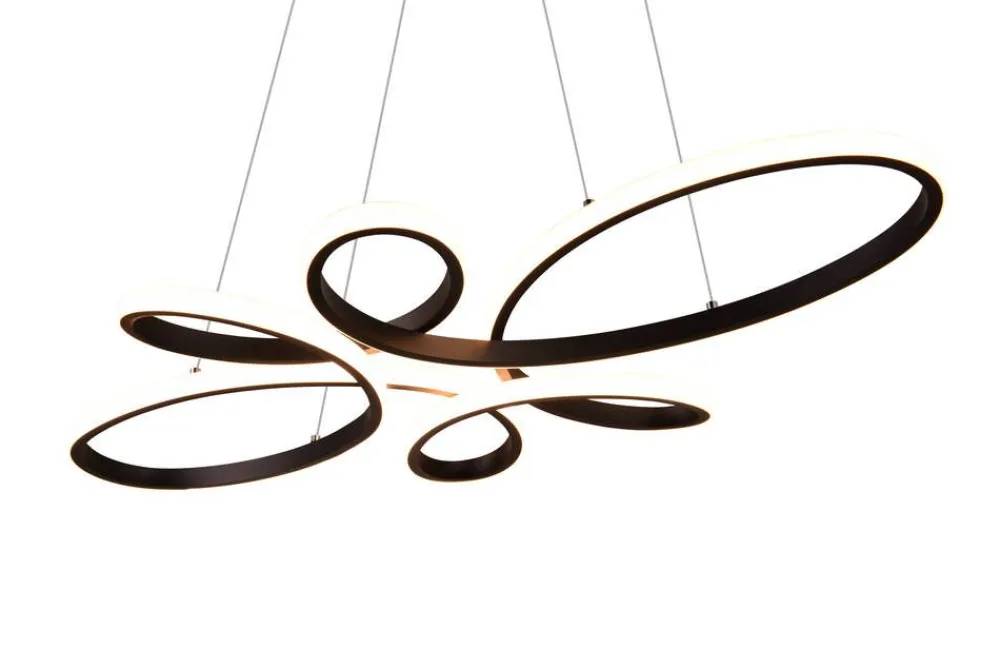 riippuvalaisin Fly LED mattamusta>Trio Lighting Clearance