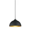 Trio Lighting Sisustusvalaisimet|riippuvalaisin Jimmy E27 musta/kultainen