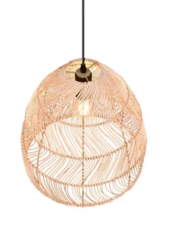 Trio Lighting Sisustusvalaisimet|riippuvalaisin Rike E27 rottinki