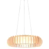 Trio Lighting Sisustusvalaisimet|riippuvalaisin Monte LED 60 cm valkoinen/puu