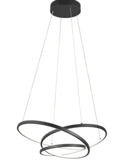 riippuvalaisin Darvin LED 64 cm mattamusta>Trio Lighting Discount