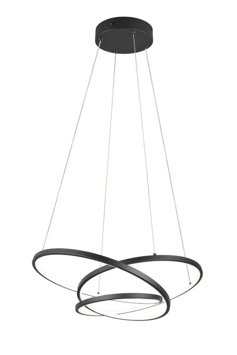 riippuvalaisin Darvin LED 64 cm mattamusta>Trio Lighting Discount