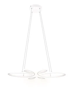 Trio Lighting Sisustusvalaisimet|riippuvalaisin Fly LED mattavalkoinen 4000K