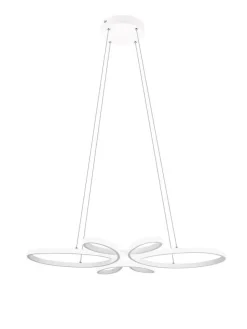 Trio Lighting Sisustusvalaisimet|riippuvalaisin Fly LED mattavalkoinen 4000K