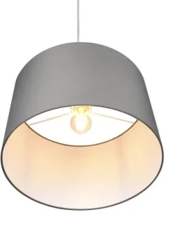 Trio Lighting Sisustusvalaisimet|riippuvalaisin Hotel 40 cm E27 harmaa