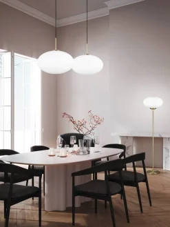 Trio Lighting Sisustusvalaisimet|riippuvalaisin Fomento 40 cm E27 mattamessinki