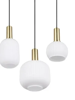 Trio Lighting Sisustusvalaisimet|riippuvalaisin Diva 3-os E27 mattamessinki/val