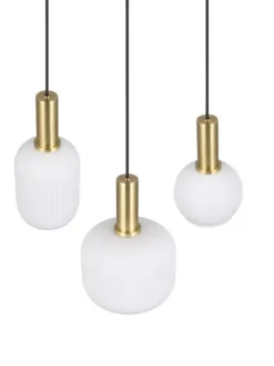 Trio Lighting Sisustusvalaisimet|riippuvalaisin Diva 3-os E27 mattamessinki/val