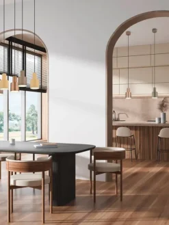 Trio Lighting Sisustusvalaisimet|riippuvalaisin Agudo 1-os E27 harmaanruskea