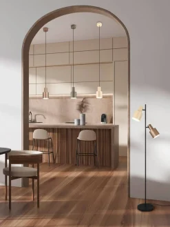 Trio Lighting Sisustusvalaisimet|riippuvalaisin Agudo 1-os E27 harmaanruskea