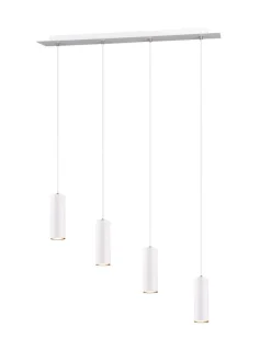 Trio Lighting Sisustusvalaisimet|riippuvalaisin Marley 4-os 75 cm GU10 valkoine